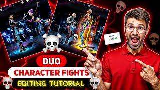 ️ Duo Character Fight Editing Tutorial | Free Fire Duo Character Shorts Editing Tutorial