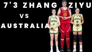 We break down 7'3 Zhang Ziyu game vs Australia in U18 Asia Cup Final