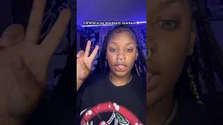 GRWM to go nowhere  MUST WATCH!! #makeup #glamtutorial #beautygrwm #grwm #newyear #2025 #blackgirl