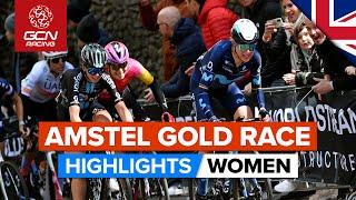 Late Attacks As Favourites Go Head-To-Head | Amstel Gold Race 2022 Women's Highlights