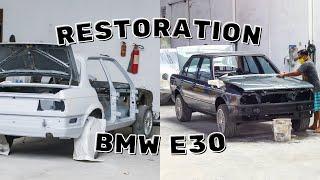 Restoration & Repaint BMW E30 in 15 Minutes