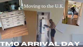 TMO Arrival Day | Military PCS Overseas | Moving to the U.K.  | Angelle's Life