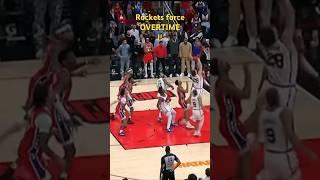 Houston Rockets force OVERTIME #nba #alperensengun #rockets