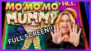 Mo'Mo'Mo' Mummy MASSIVE BONUS!  All 3 Features Unlocked + FULL SCREEN WIN | 200X Jackpot!