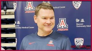 Tommy Lloyd previews Arizona's matchups with USC, UCLA | GOAZCATS.com video