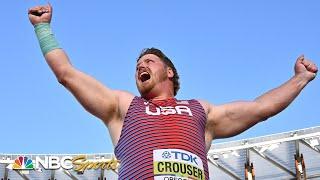 Crouser battles Kovacs as Americans sweep thrilling back and forth shot put final | NBC Sports