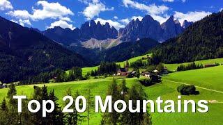 Top 20 highest mountain ranges in the world