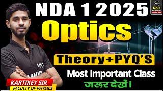 NDA 1 2025 Optics Theory + PYQs | Most Important Class | Must Watch!