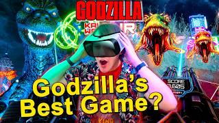 The BEST Godzilla Game EVER? Godzilla: Kaiju Wars VR Review! Raw Thrills