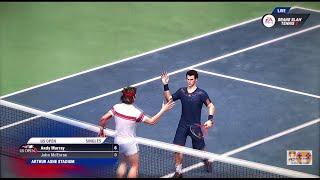 GRAND SLAM TENNIS 2 EA SPORTS FADES & FANTASY CLASSICS SUPERSTAR LEVEL Andy Murray VS John McEnroe 3