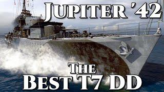 World of Warships: Jupiter '42 - The Best T7 Destroyer