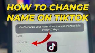 How to Change Name on TikTok Without Waiting 7 Days 2025