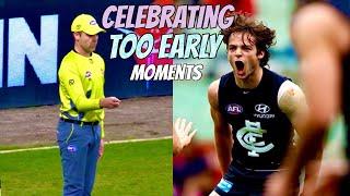 AFL “CELEBRATING TOO EARLY” moments