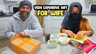 I Ordered Special Gift For Wife | Daughter-in-law cooking evening dinner | Freezing weather