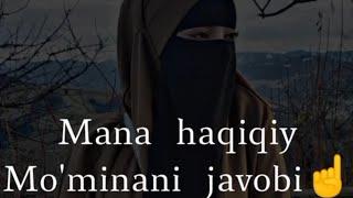 Abdulloh domla | Mana haqiqiy muslima ayolning javobi 