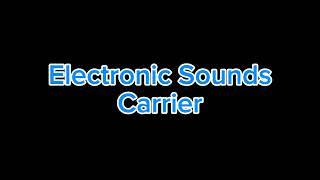 Electronic Sounds Vocoding Carrier [Free Use]