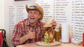 Mega Mel Burger at Mel's Country Cafe, Tomball, TX