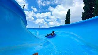 Enjoying Water Slide @ Aphrodite Waterpark , Paphos Cyprus 