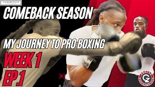 Journey to Pro Boxing: K.O.J.I.'s Comeback Week 1 | Ground Zero TV Training, Sparring & Progress 