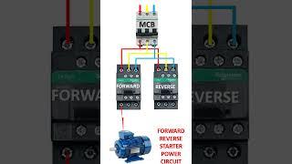 FORWARD & REVERSE STARTER  #contactor #electrical #controlpanel #mcb #motor  #electricalengineering