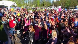 Велокарнавал «Viva Ровар!» 43ч.(52) - Группа "Без лица" - "Джамайка". 13 мая 2017г. Минск. Беларусь.