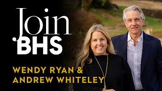 Join BHS: Wendy Ryan and Andrew Whiteley