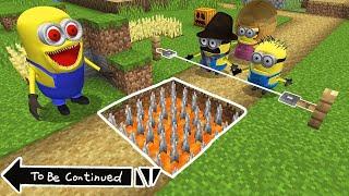 EPIC TRAP FOR MINION FAMILY in MINECRAFT ! Minions - Gameplay