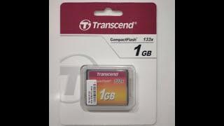 Transcend 1GB 133x Compact Flash Memory Card #transcender #memory #memorycard