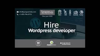 Hire Wordpress developer- SynapseIndia