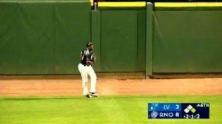 Reno's Brito makes catch on the run