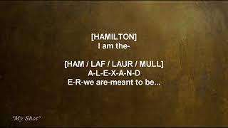 HAMILTON [Full Lyrics +Cut Content] Reupload