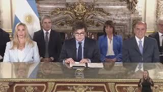 La Cadena Nacional de Javier Milei a un año de ser presidente (10/12/2024)