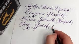 Calligraphy - handwriting