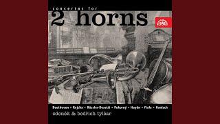Concerto for Two French Horns and Orchestra No. 1 in E flat major - Rondo. Andante