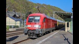 DB 182 506 mit dem #seeitnovo Messzug von Tharandt nach Chemnitz / 18.04.2018