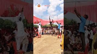 Gymnastics stunt high jump gymnastics #youtubeshorts #publicreactin #ytshorts