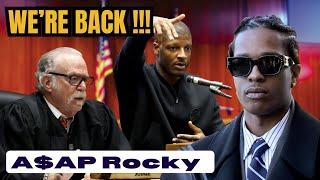 IM BAAAACCCCKKKKK!!!  We're recapping the A$AP Rocky Trial