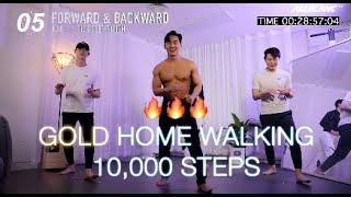 10000 Steps Home walking (ASMR ver) l Indoor Step Challenge