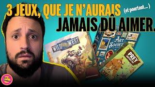 3 JEUX DE SOCIETE que je n'aurais JAMAIS dû aimer  | Jeux en Carton | Critiques jeux de société