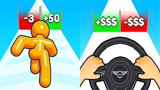 Tall Man Run VS Get the Supercar 3D - All Levels Android iOS Gameplay #2