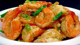 Garlic prawns are the most delicious way to make them. The garlic is rich and full of flavor