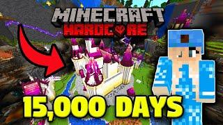 15,000 days in Hardcore Minecraft (World Tour)