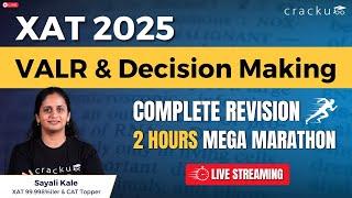 XAT 2025 Decision Making and VALR Complete Revision  By Sayali Ma'am (XAT 99.998%iler)