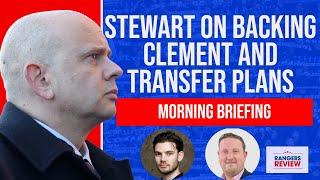 Inside Patrick Stewart media briefing as he BACKS Clement and talks Rangers January transfers