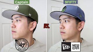 Which Snapback Is Better? What's The Difference? '47 Brand Captain vs New Era 9Fifty Snapback