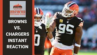 CLEVELAND BROWNS VS. LOS ANGELES CHARGERS INSTANT REACTION