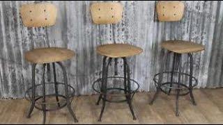 Industrial Bar Stools With Backs