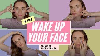 10 MIN EVERYDAY FACE MASSAGE - great after your skincare routine for glowing skin | All You Can Face