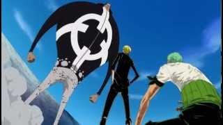 zoro and sanji sacrificing for luffy