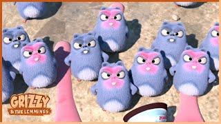 Snow Lemmings | Grizzy & the lemmings | 30' Compilation |  Cartoon for Kids |